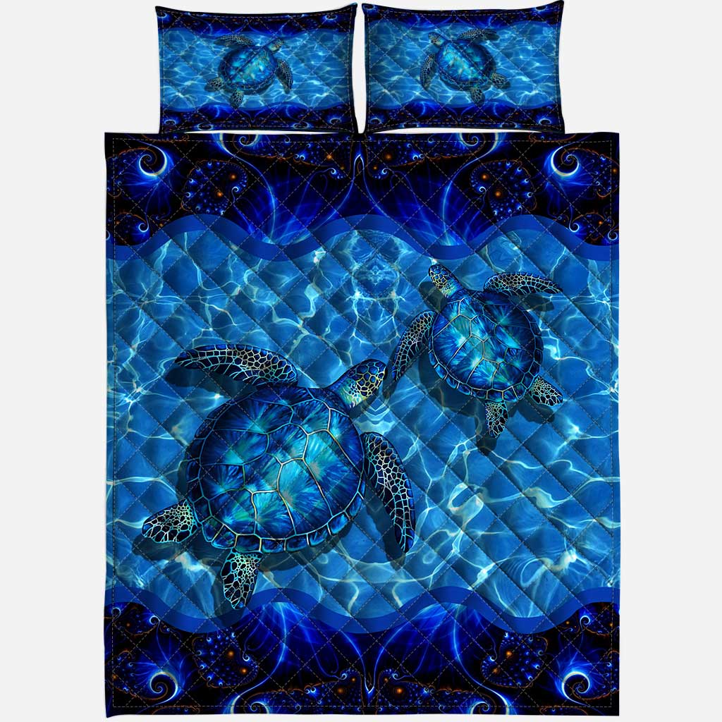 Love Turtles - Turtle Quilt Set 062021