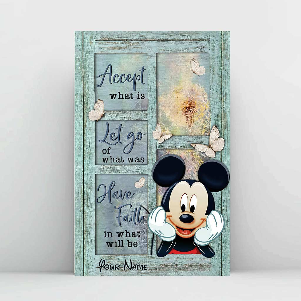 Accept What Is - Personalized Mouse Canvas And Poster