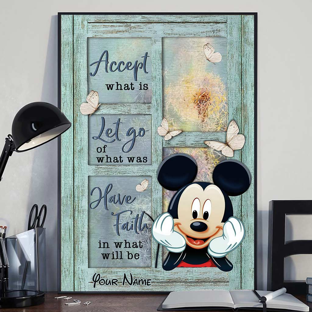 Accept What Is - Personalized Mouse Canvas And Poster