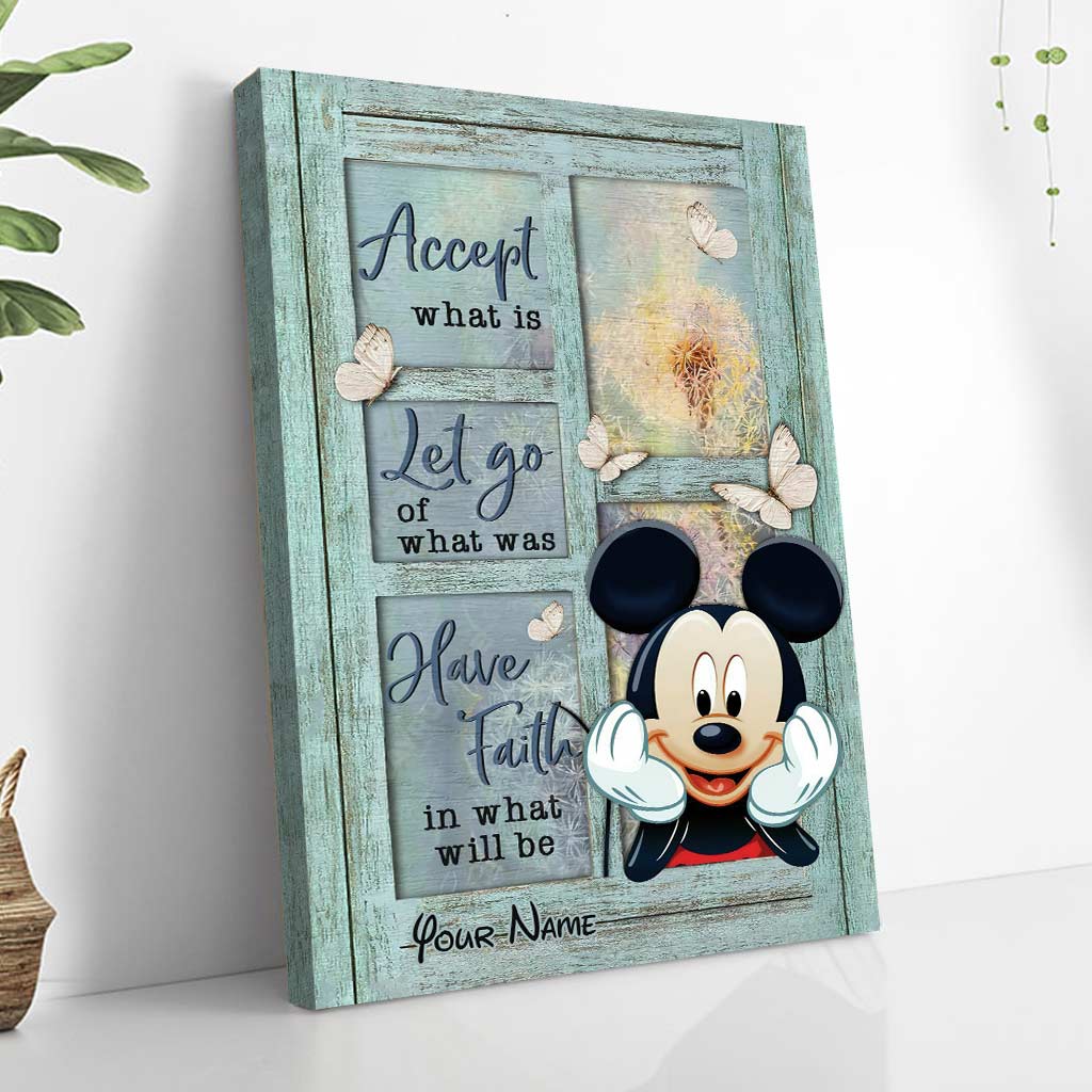 Accept What Is - Personalized Mouse Canvas And Poster