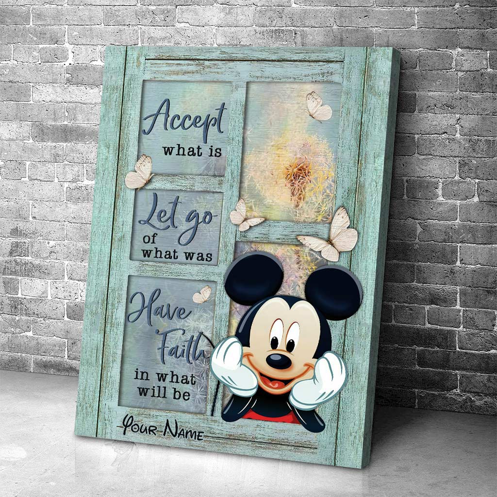 Accept What Is - Personalized Mouse Canvas And Poster