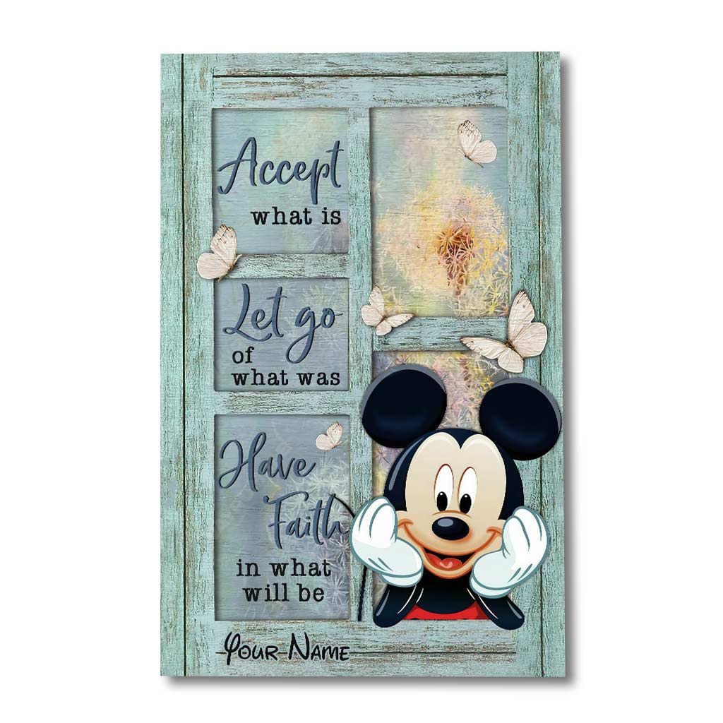 Accept What Is - Personalized Mouse Canvas And Poster