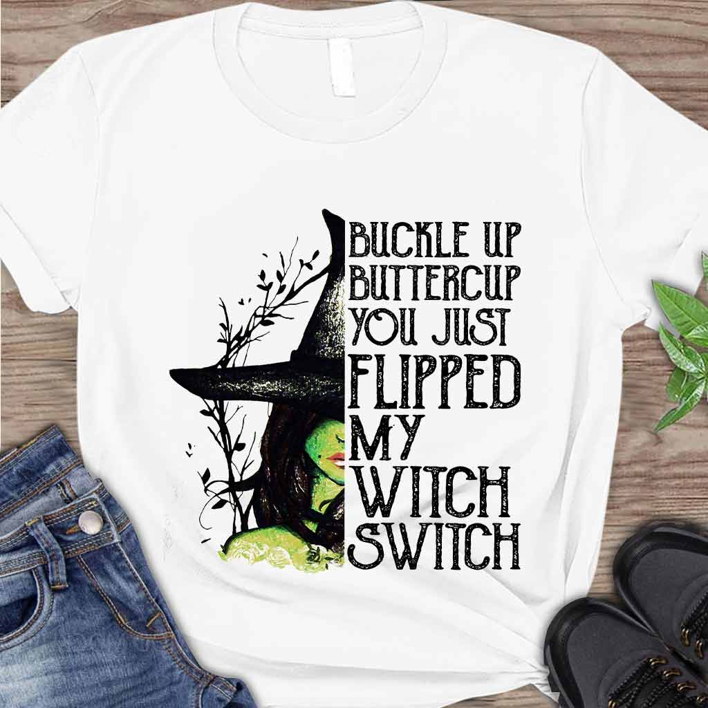 Buckle Up Buttercup - Witch T-shirt And Hoodie 082021