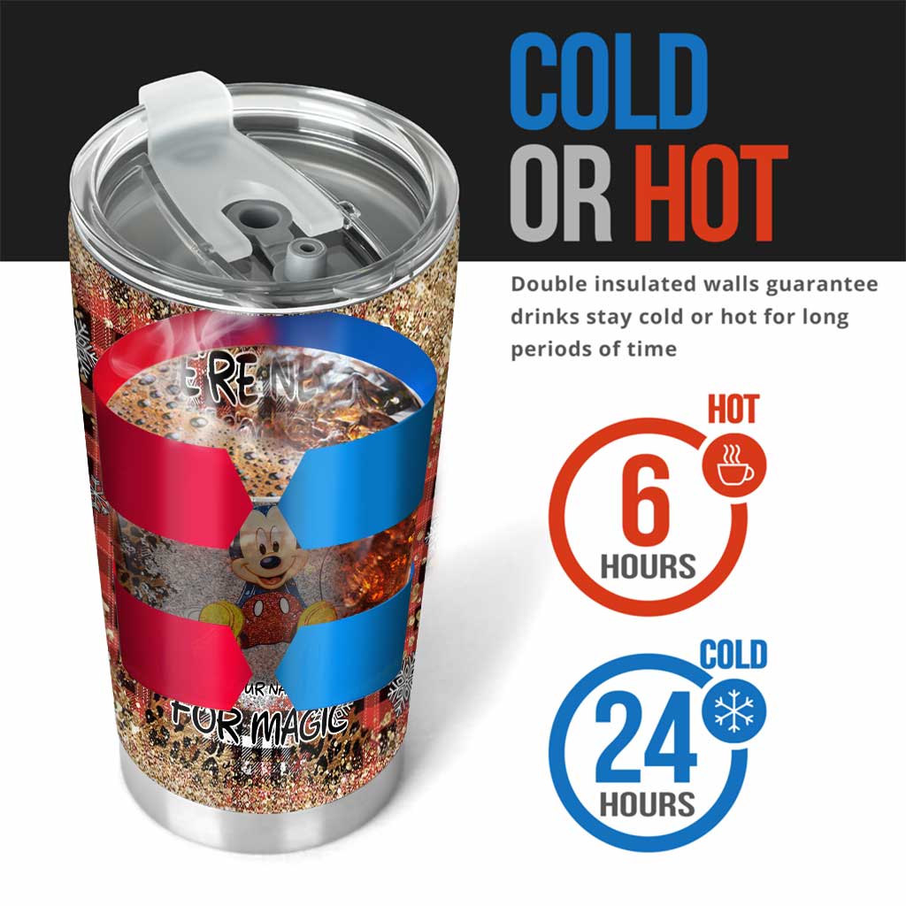 We're Never Too Old - Personalized Christmas Mouse Tumbler