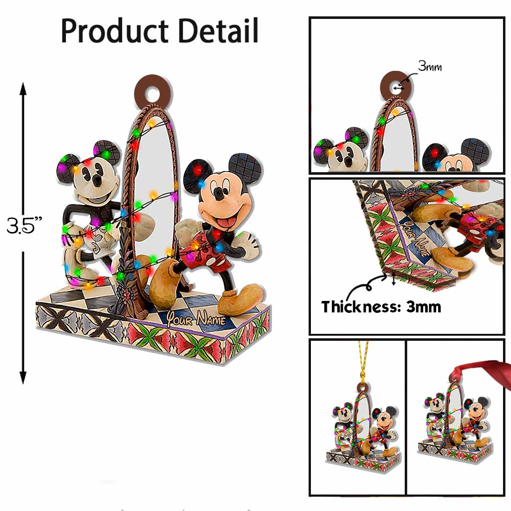 The Revolution - Personalized Christmas Mouse Ornament (Printed On Both Sides)