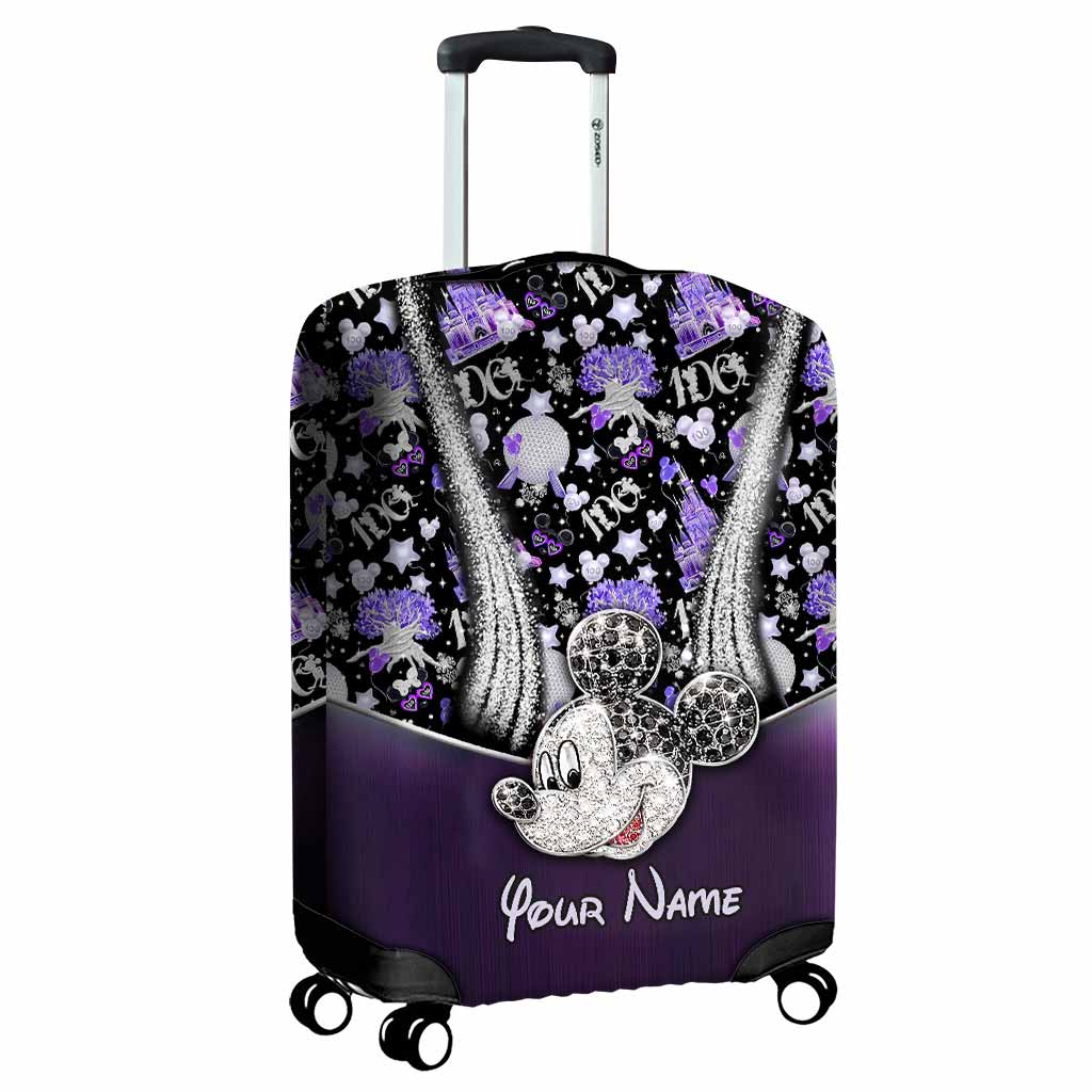 Magic World Is Calling - Personalized Mouse Luggage Cover
