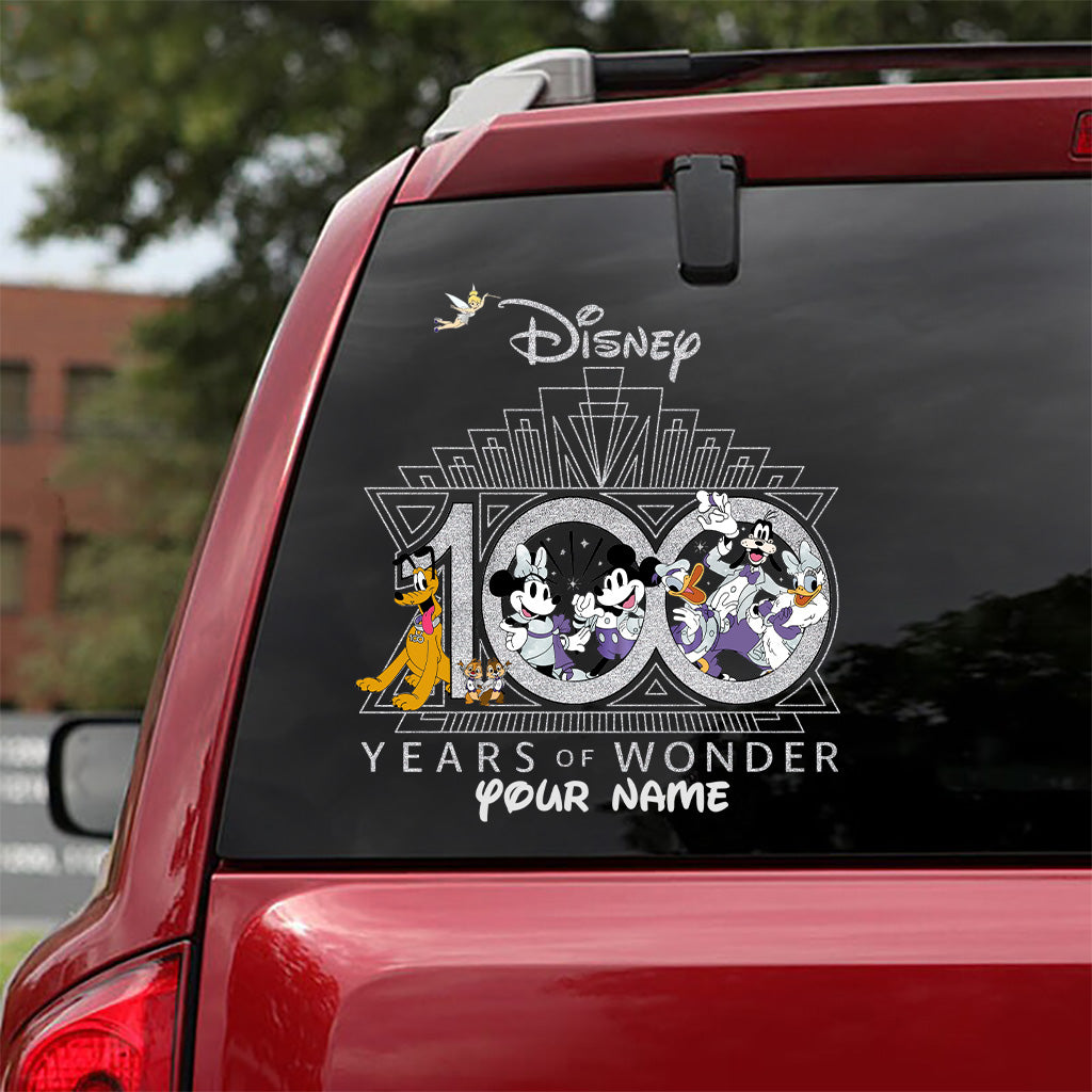 100 Years Of Wonder - Personalized Mouse Decal Full