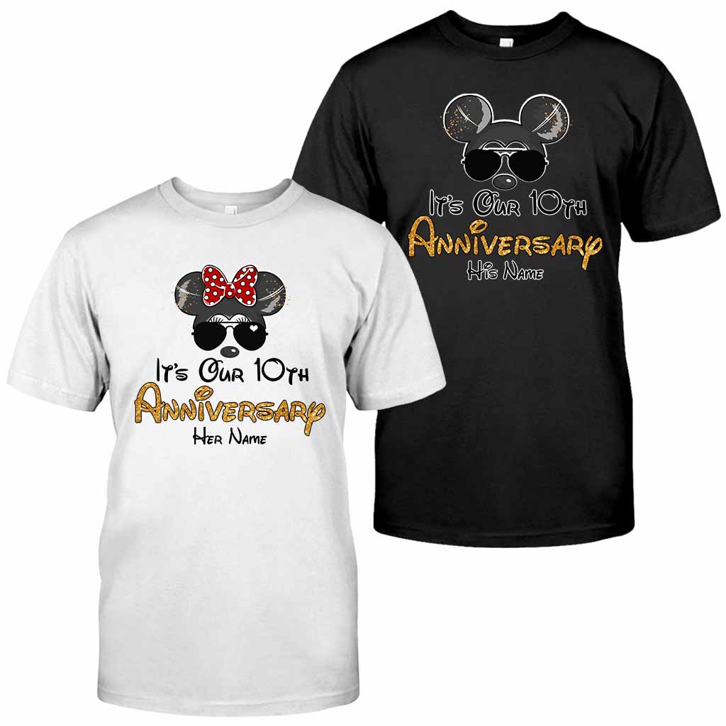 It's Our Anniversary - Personalized Mouse T-shirt and Hoodie