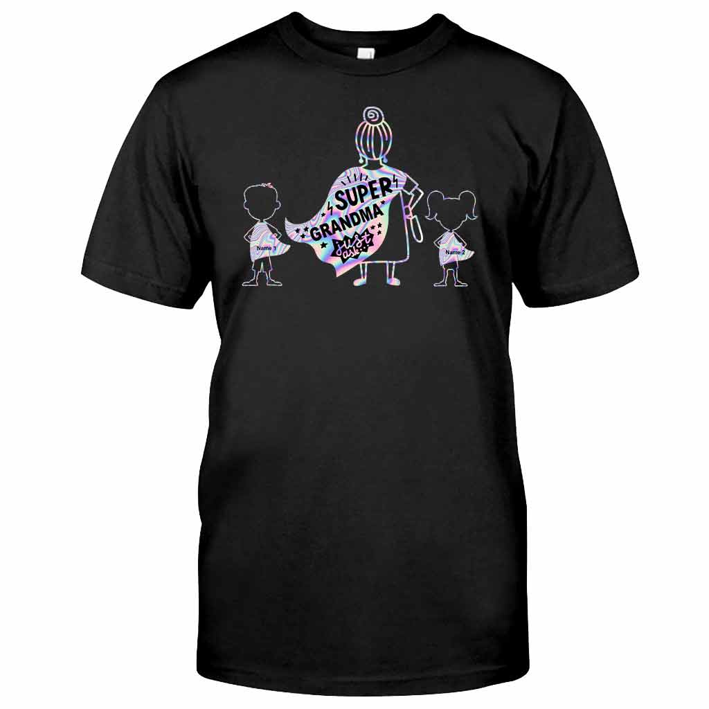 Super Grandma - Personalized Grandma T-shirt and Hoodie