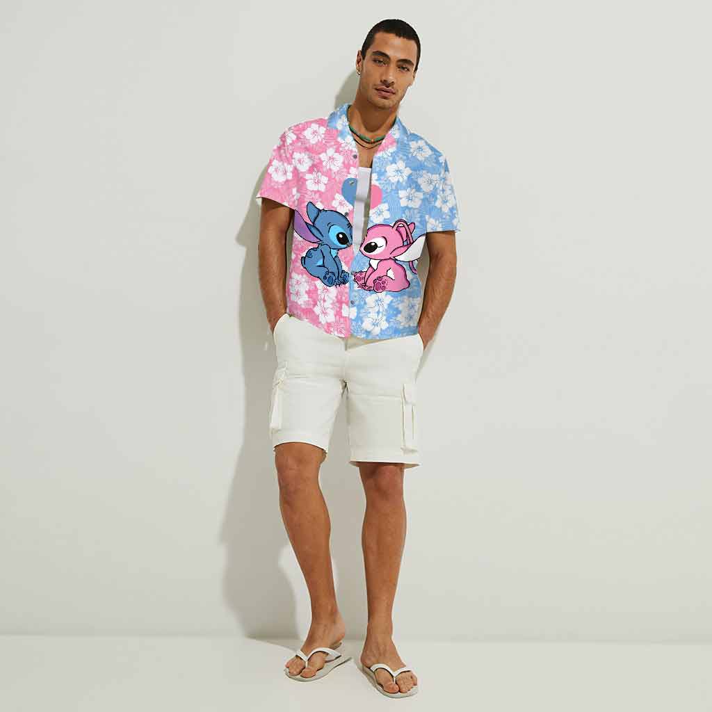 Aloha Hawaiian - Couple Ohana Hawaiian Shirt