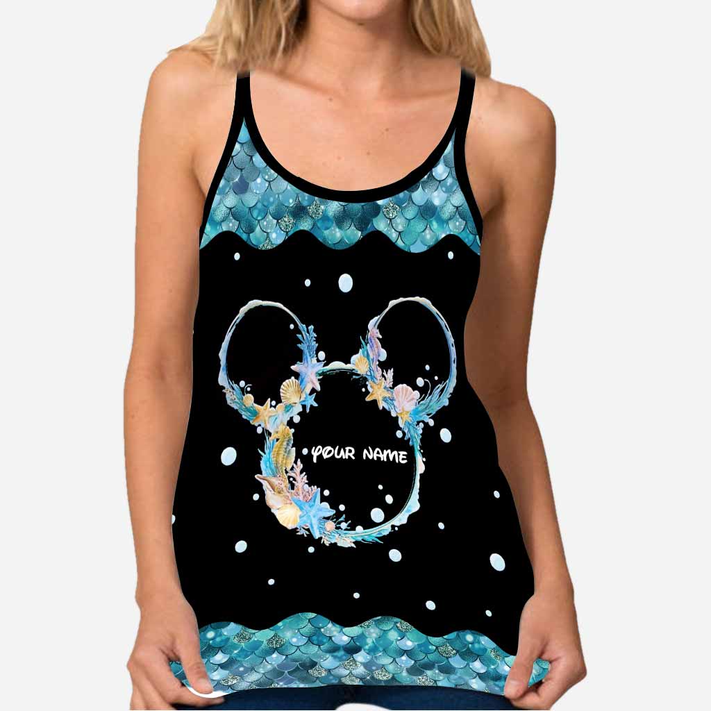 Never Too Old For Magic - Personalized Mouse Cross Tank Top