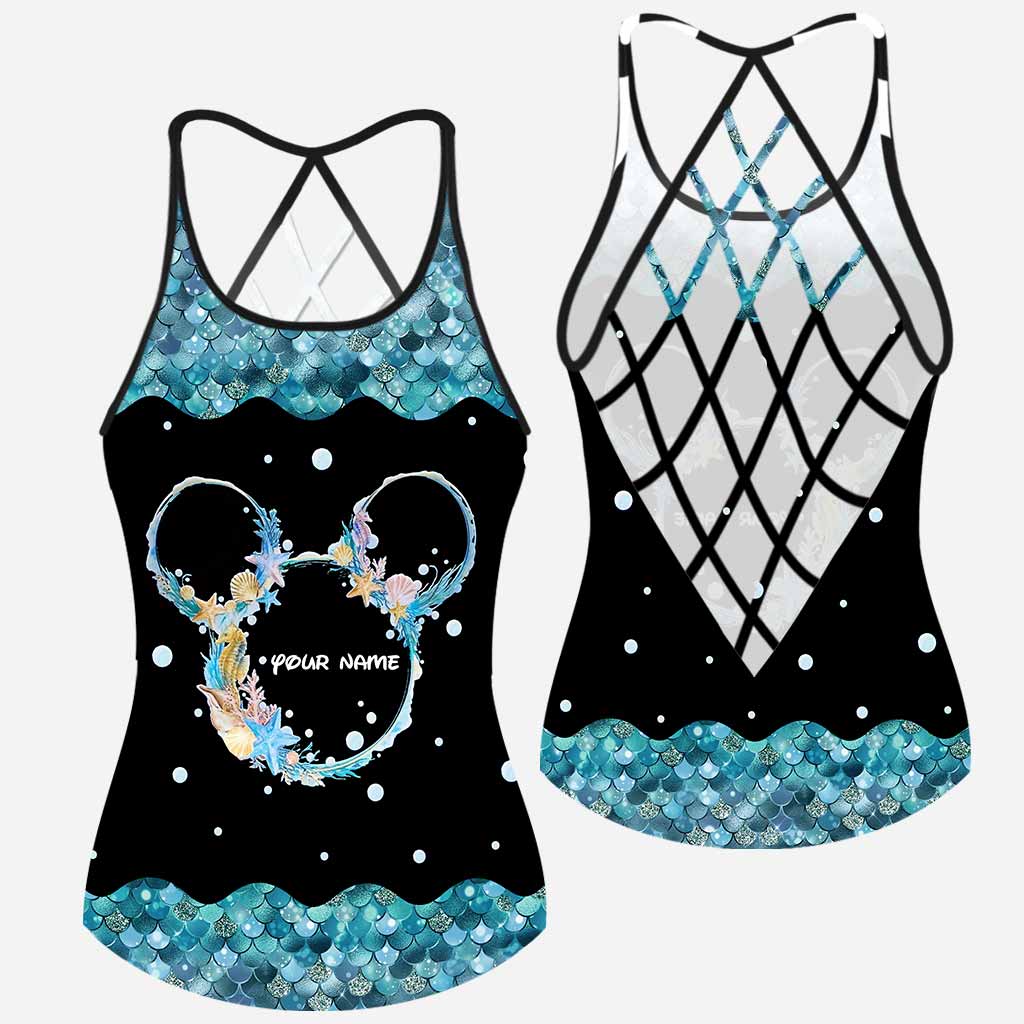 Never Too Old For Magic - Personalized Mouse Cross Tank Top