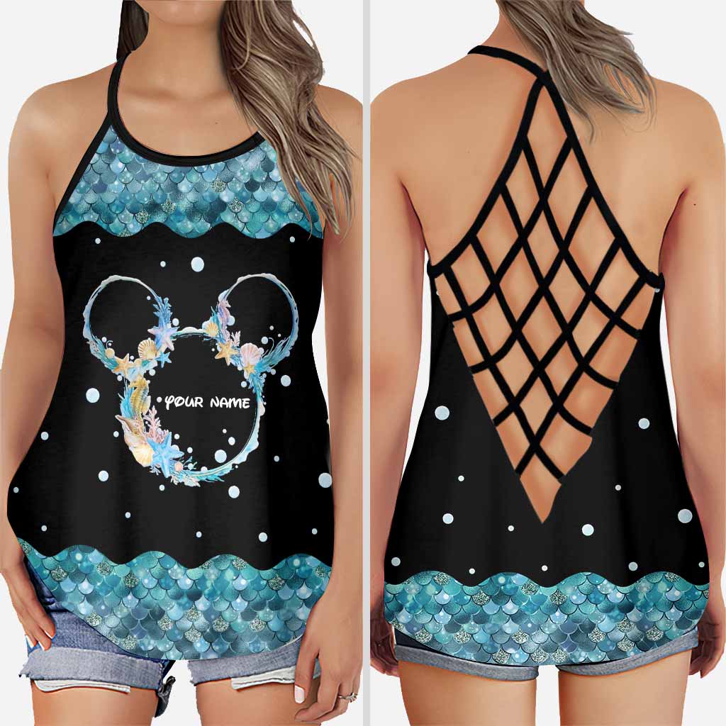 Never Too Old For Magic - Personalized Mouse Cross Tank Top