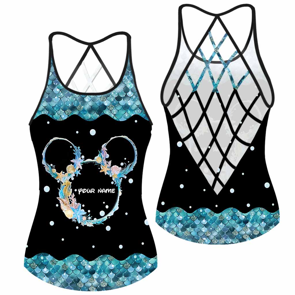 Never Too Old For Magic - Personalized Mouse Cross Tank Top