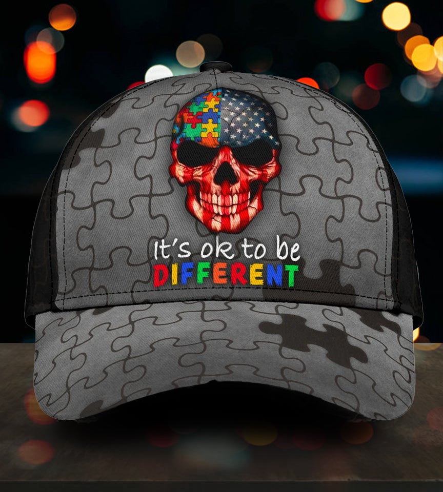 Autism It'S Okay To Be Different - Autism Awareness Classic Cap 0921