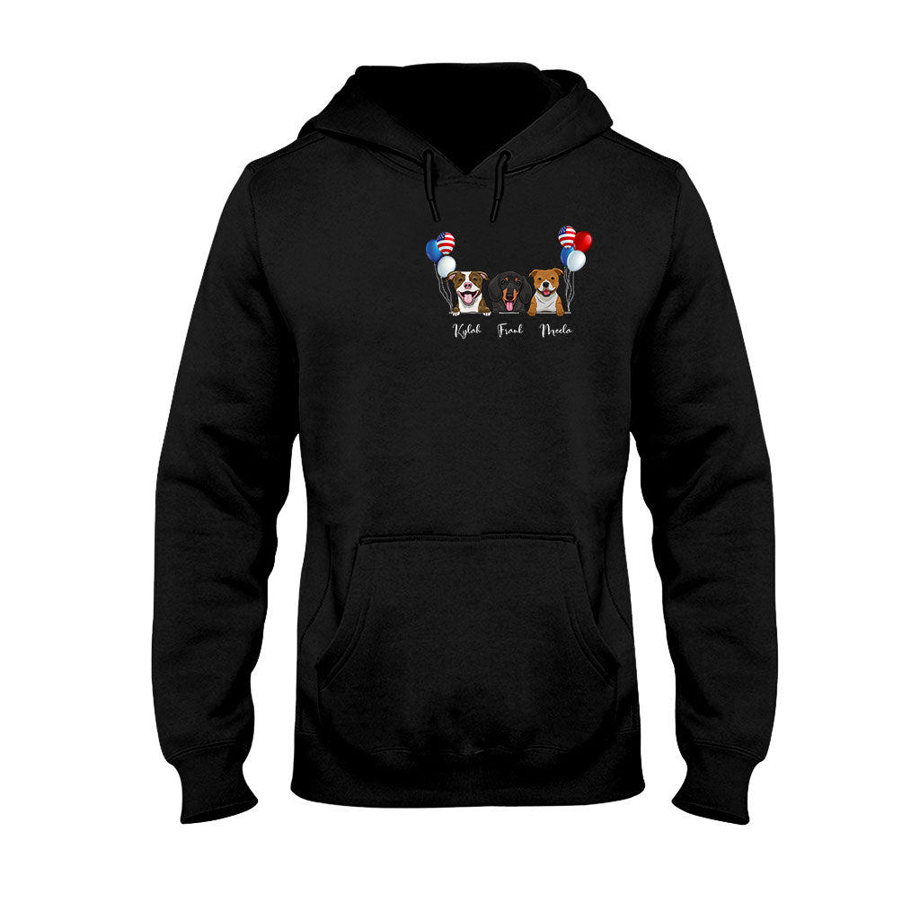 Life Is Better With Dogs - Personalized Independence Day T-shirt and Hoodie