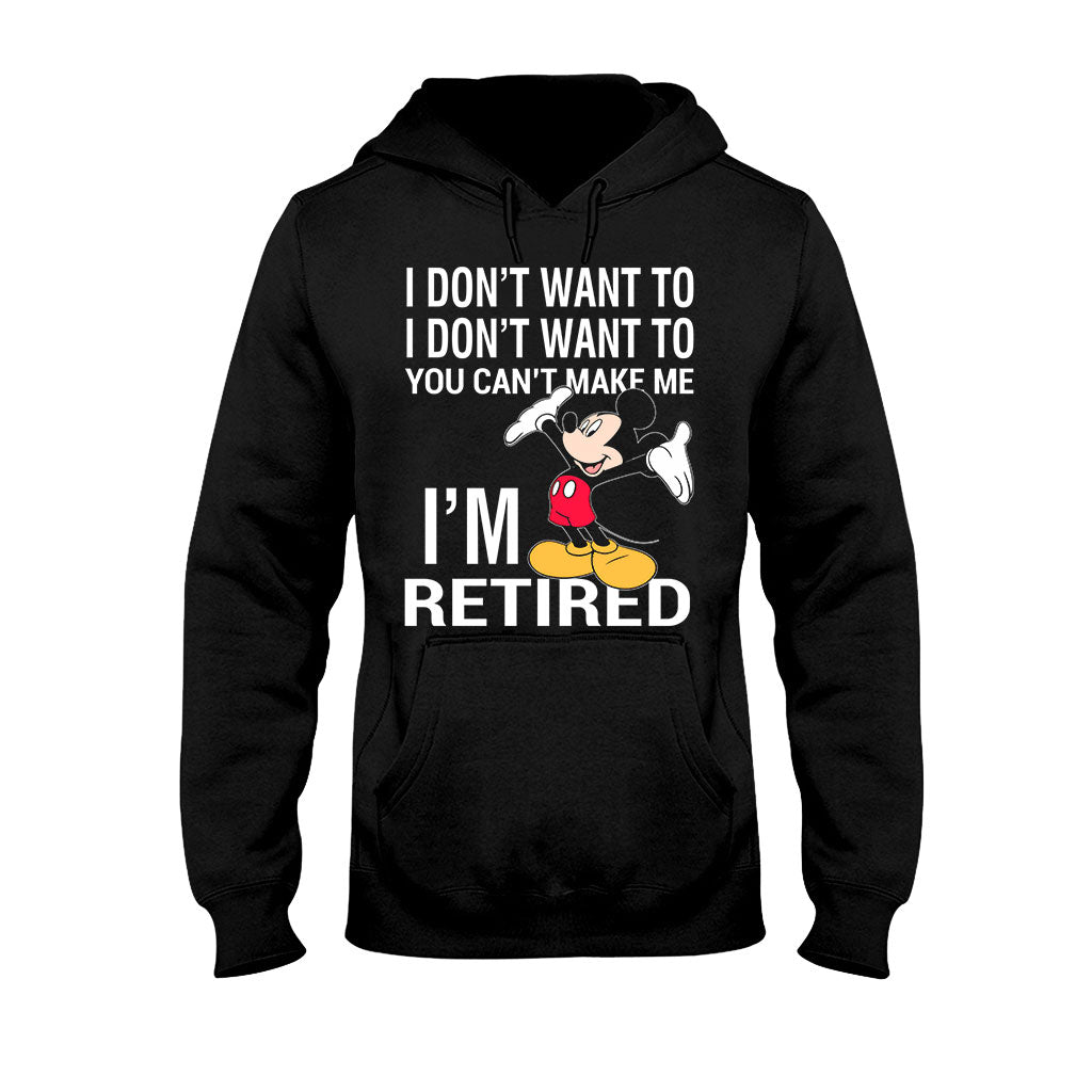 I'm Retired - Mouse T-shirt and Hoodie 112021