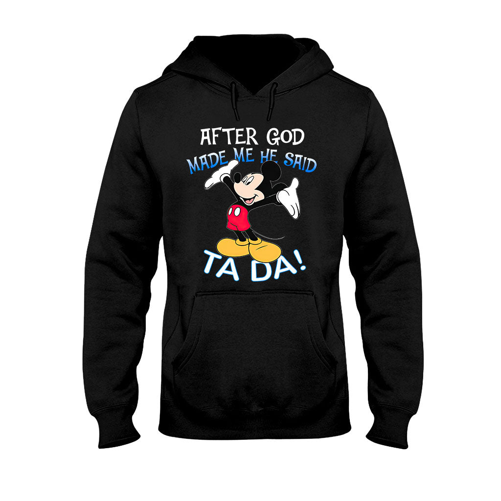 After God Made Me - Mouse T-shirt and Hoodie 112021