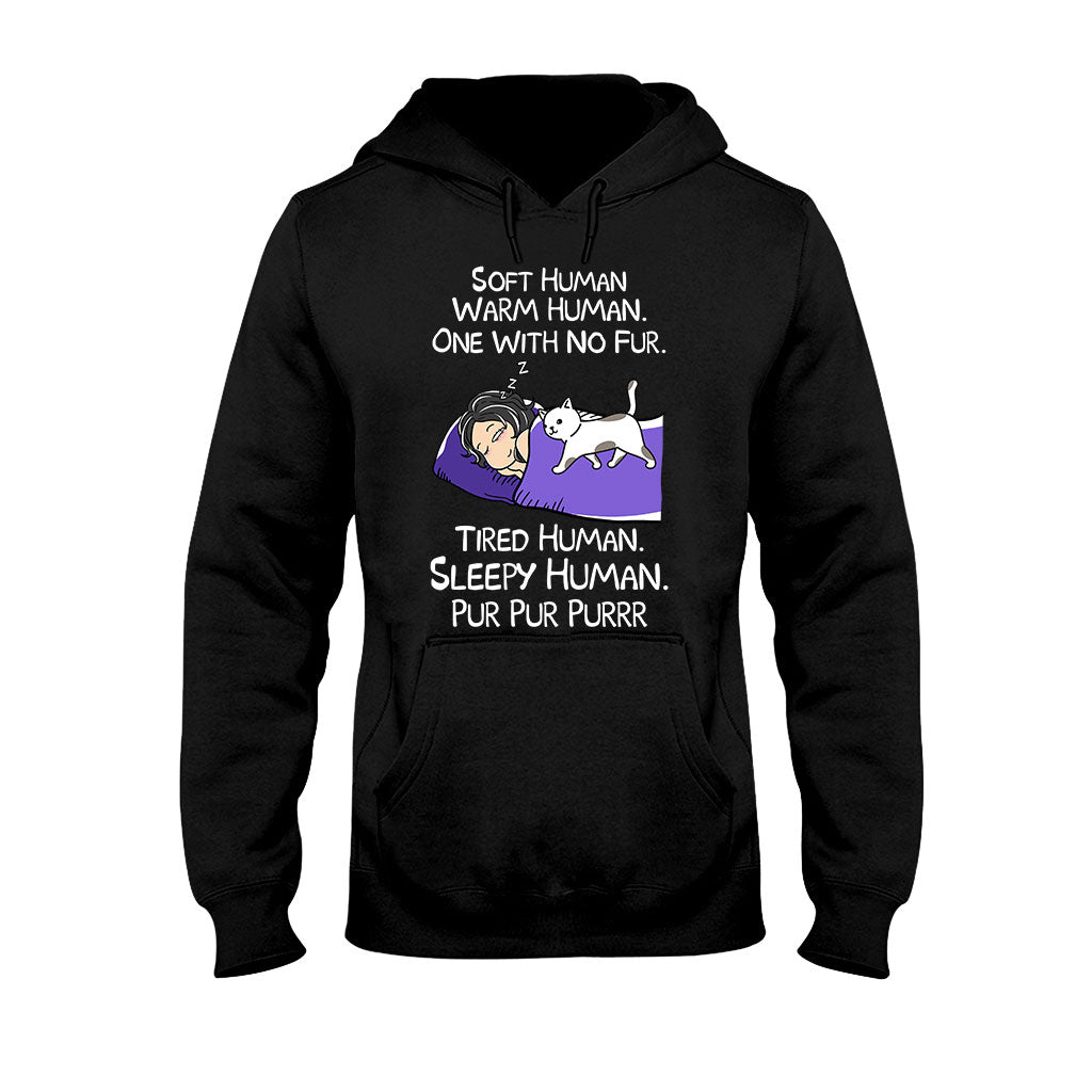 Soft Human Warm Human - Personalized Cat T-shirt and Hoodie