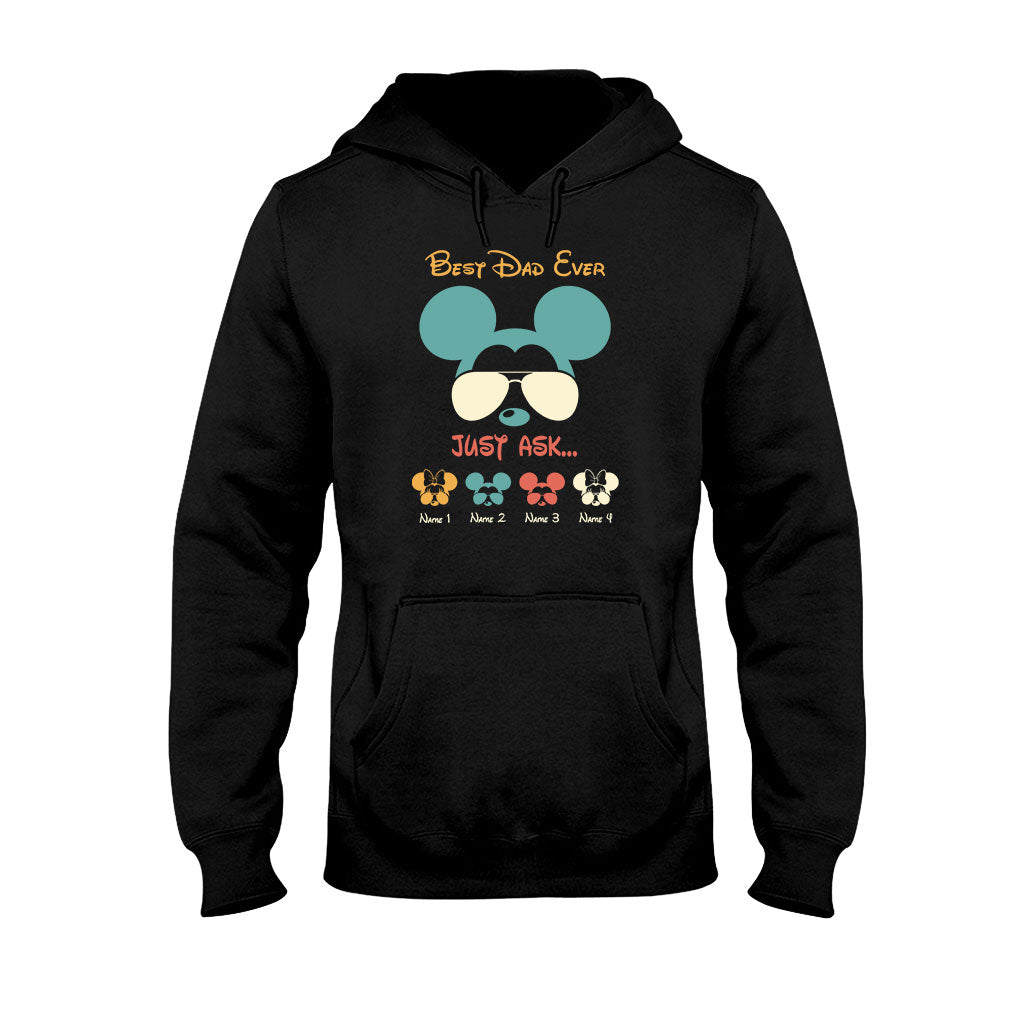 Best Dad Ever - Personalized Father's Day Mouse T-shirt and Hoodie