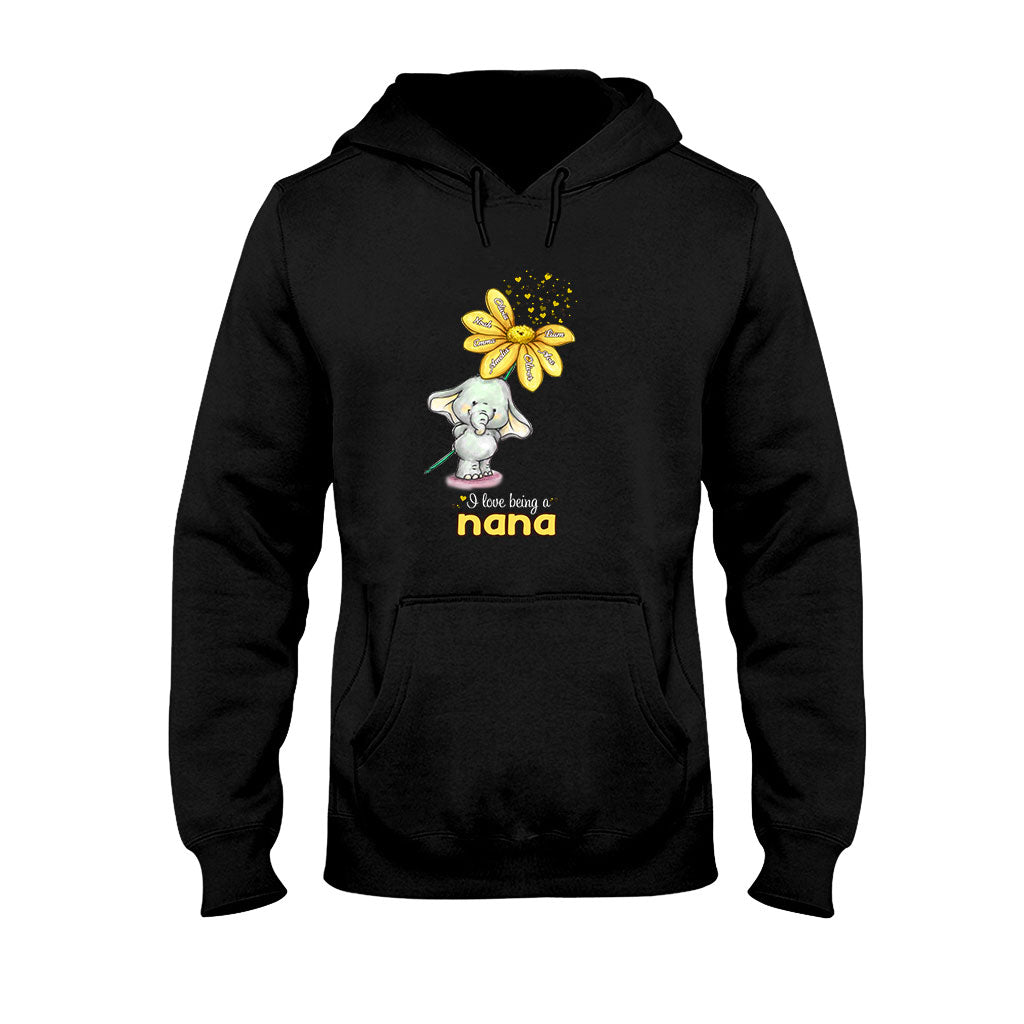 I Love Being A Nana - Personalized Mother's Day Grandma T-shirt and Hoodie