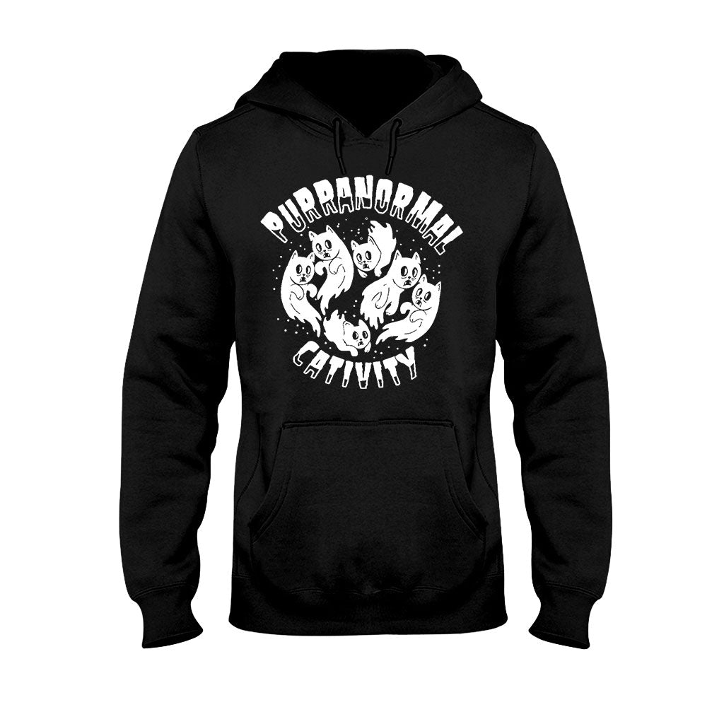 Purranormal Cativity Halloween - Cat T-shirt And Hoodie 082021