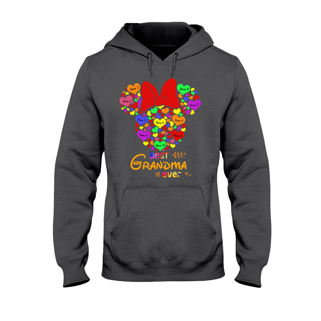 Best Grandma Ever - Personalized Mother's Day Mouse T-shirt and Hoodie