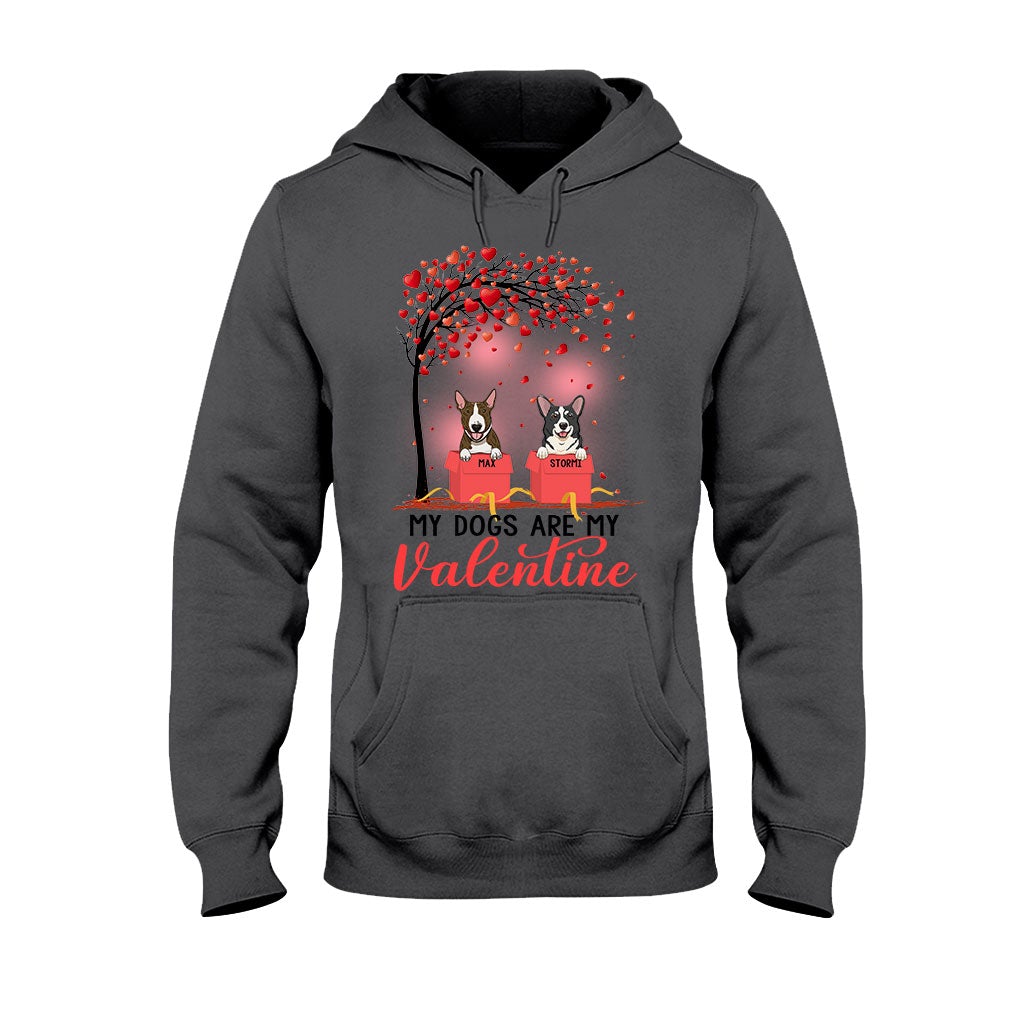 Dogs Are My Valentines - Personalized T-shirt and Hoodie
