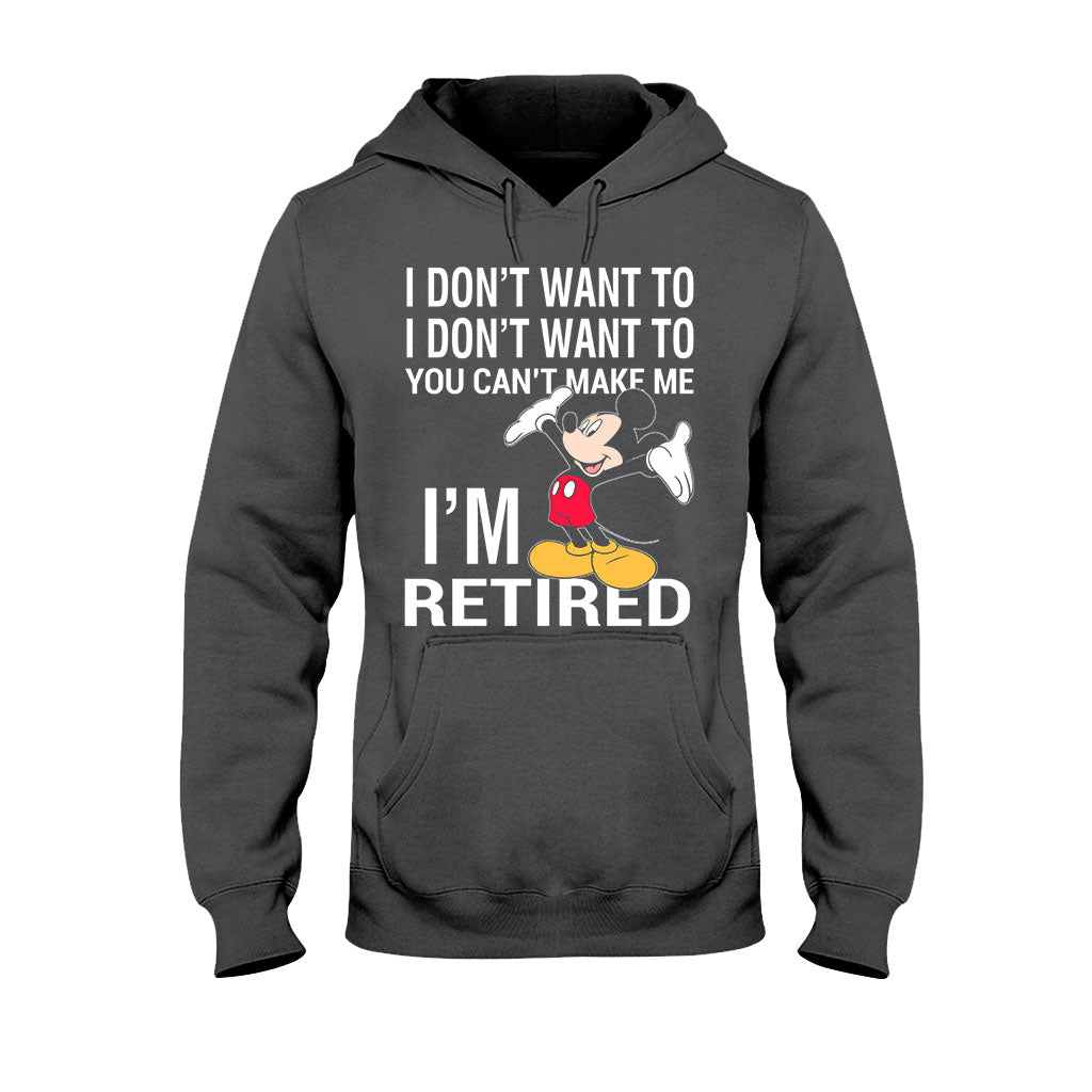 I'm Retired - Mouse T-shirt and Hoodie 112021