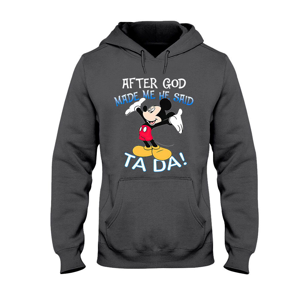 After God Made Me - Mouse T-shirt and Hoodie 112021
