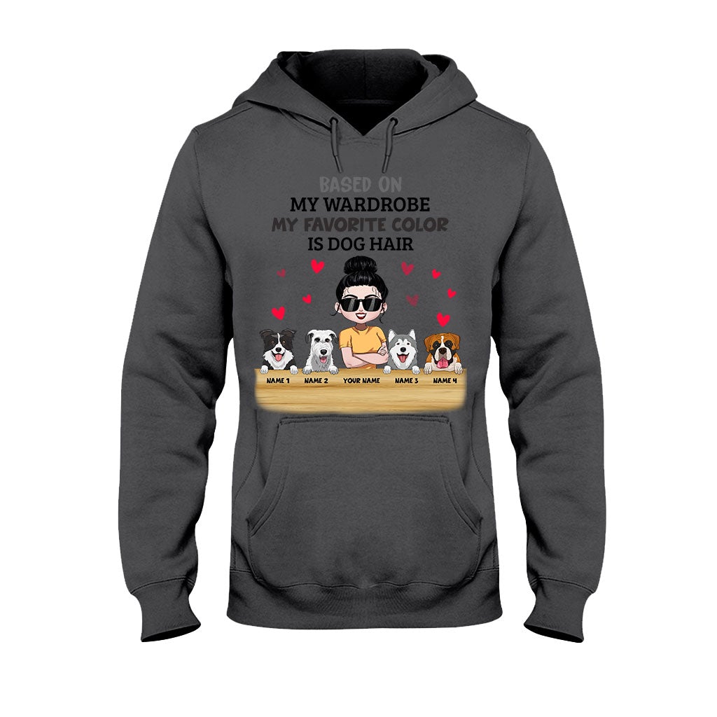 My Favorite Color Is Dog Hair - Personalized Dog T-shirt and Hoodie