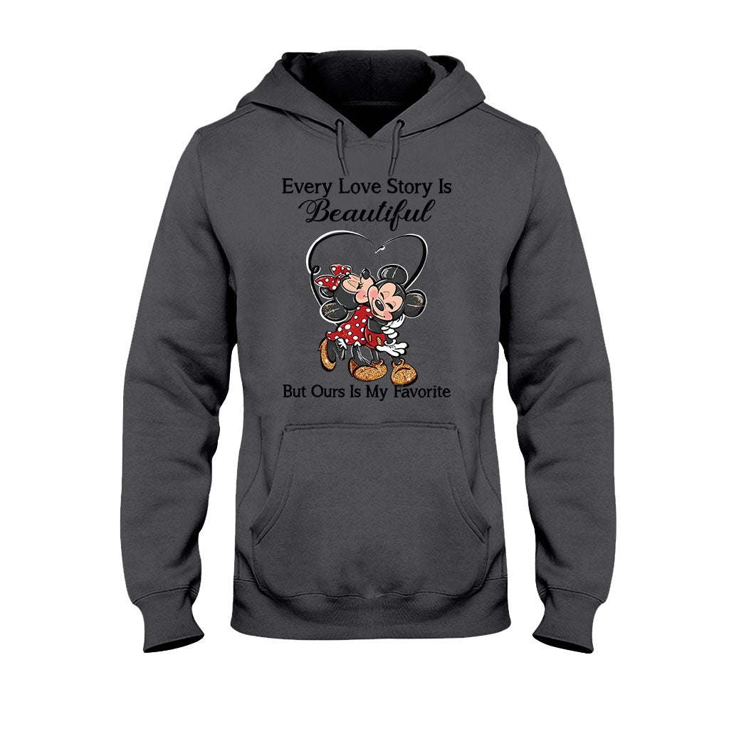 Every Love Story Is Beautiful But Ours Is My Favorite - Personalized Mouse T-shirt and Hoodie