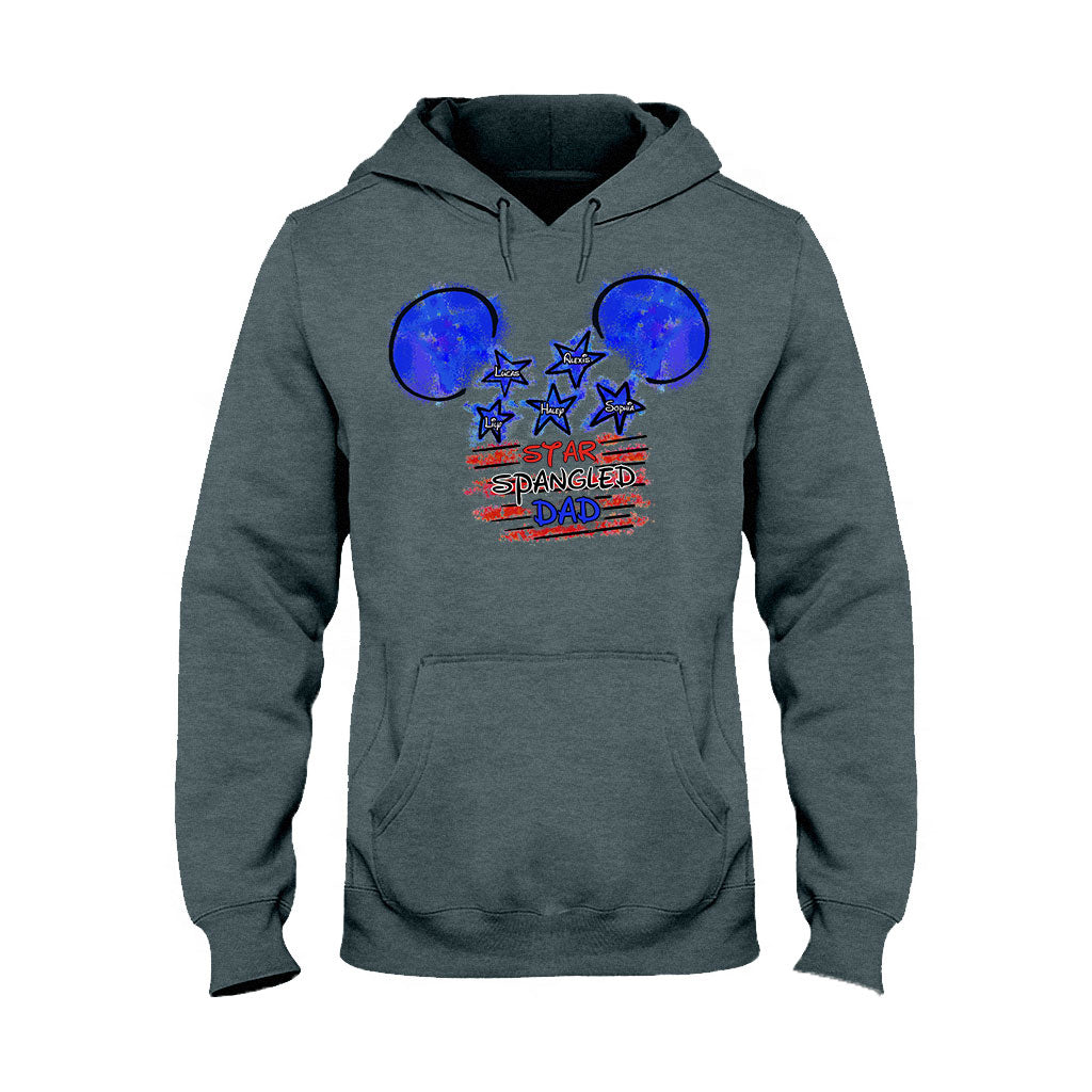 Star Spangled Dad - Personalized Independence Day T-shirt and Hoodie