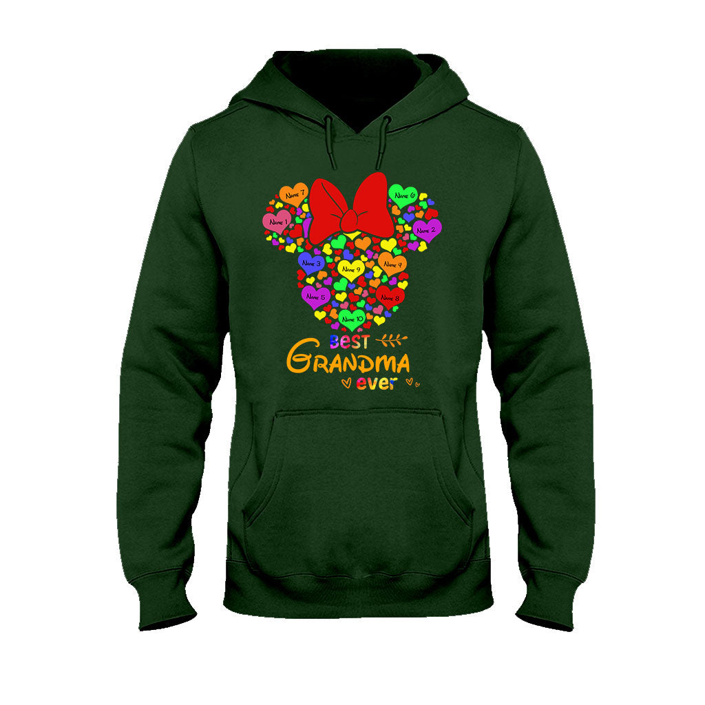Best Grandma Ever - Personalized Mother's Day Mouse T-shirt and Hoodie