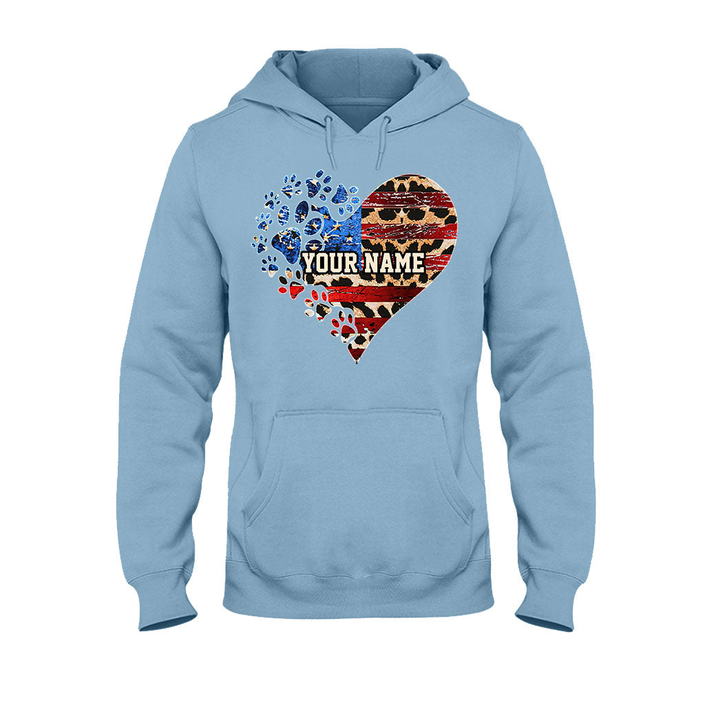The July Cat Mom - Personalized Independence Day Dog T-shirt and Hoodie