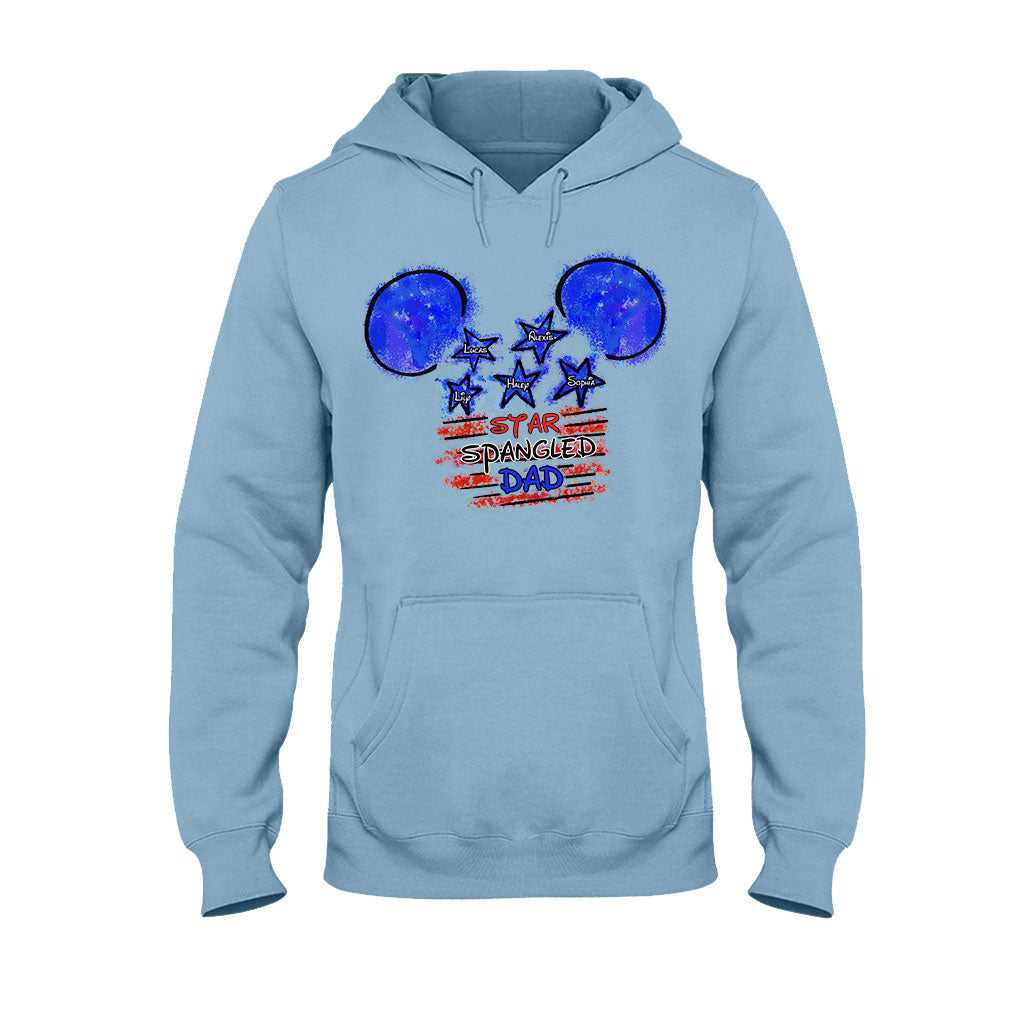 Star Spangled Dad - Personalized Independence Day T-shirt and Hoodie