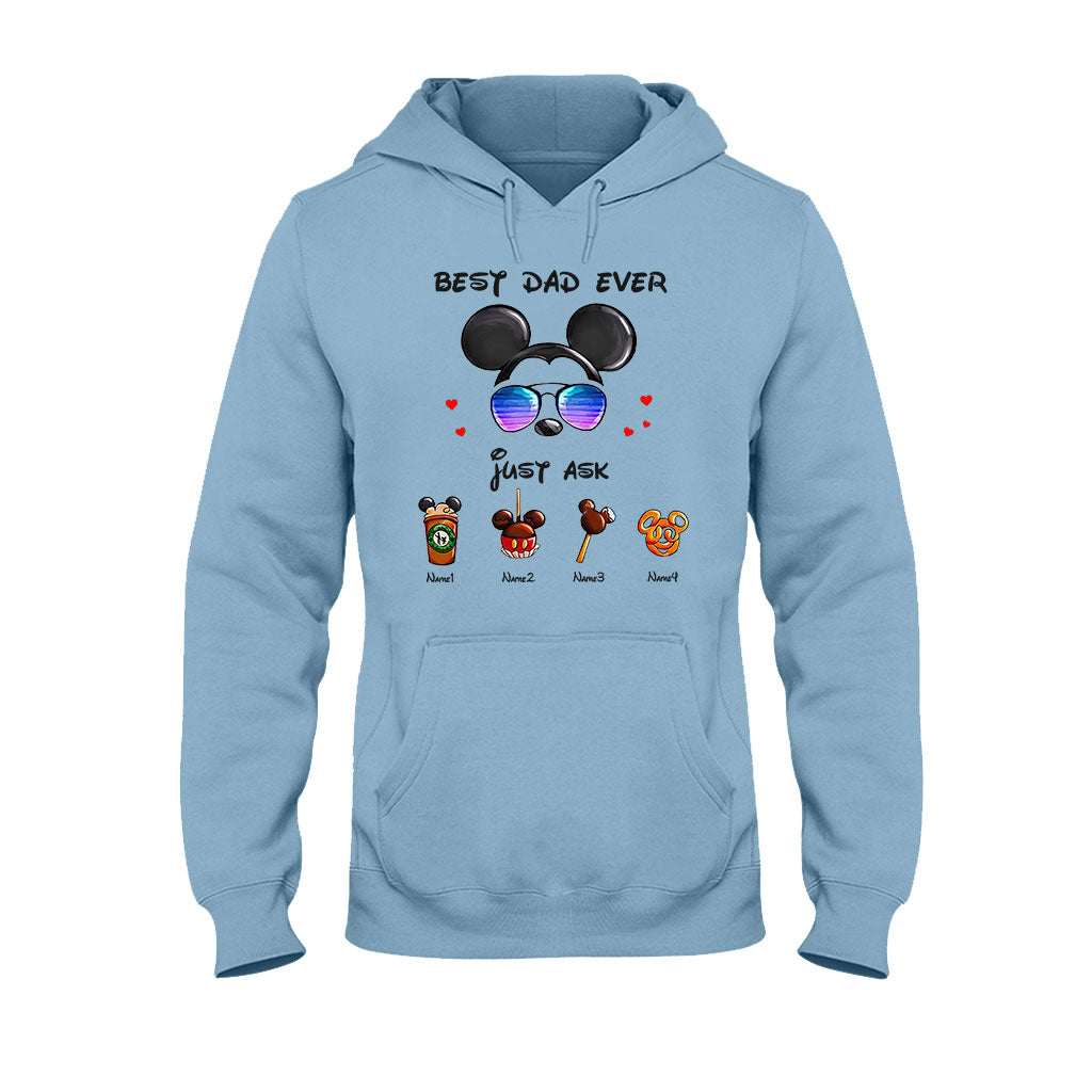 Best Dad Ever - Personalized Father's Day Mouse T-shirt and Hoodie