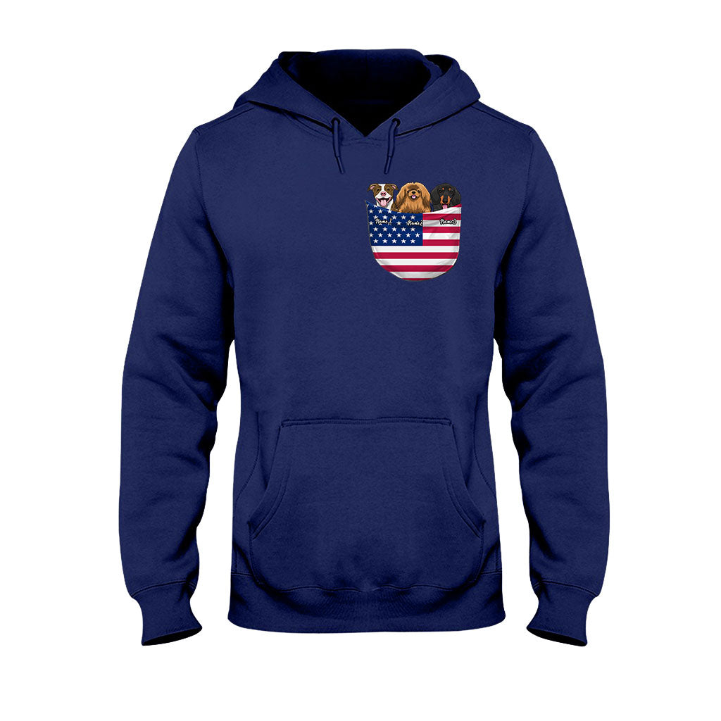 The 4th Of July - Personalized Independence Day Dog T-shirt and Hoodie