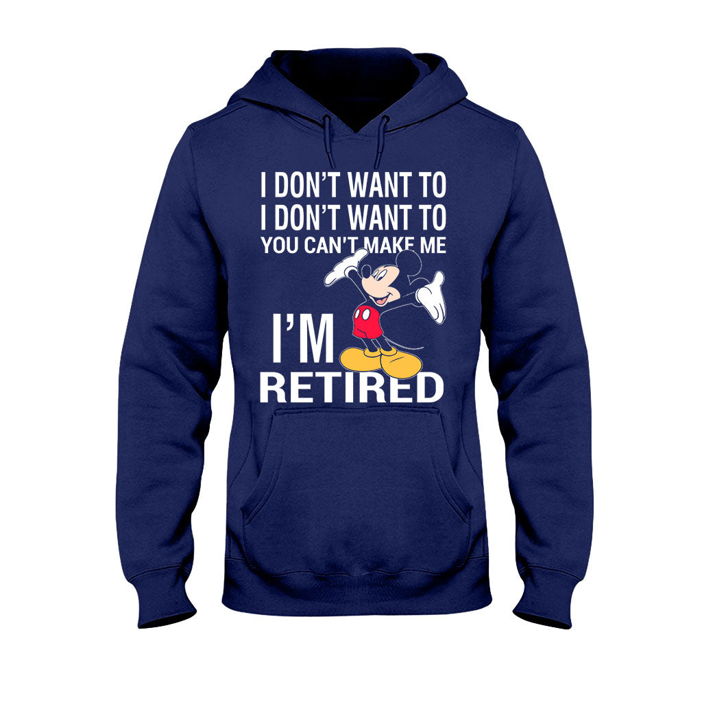 I'm Retired - Mouse T-shirt and Hoodie 112021
