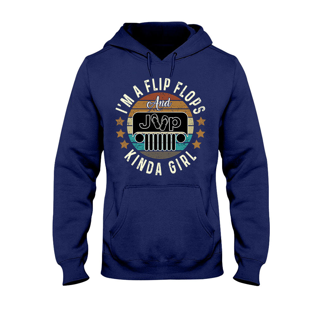Flip Flops And Jp Kinda Girl - Car T-shirt and Hoodie 112021