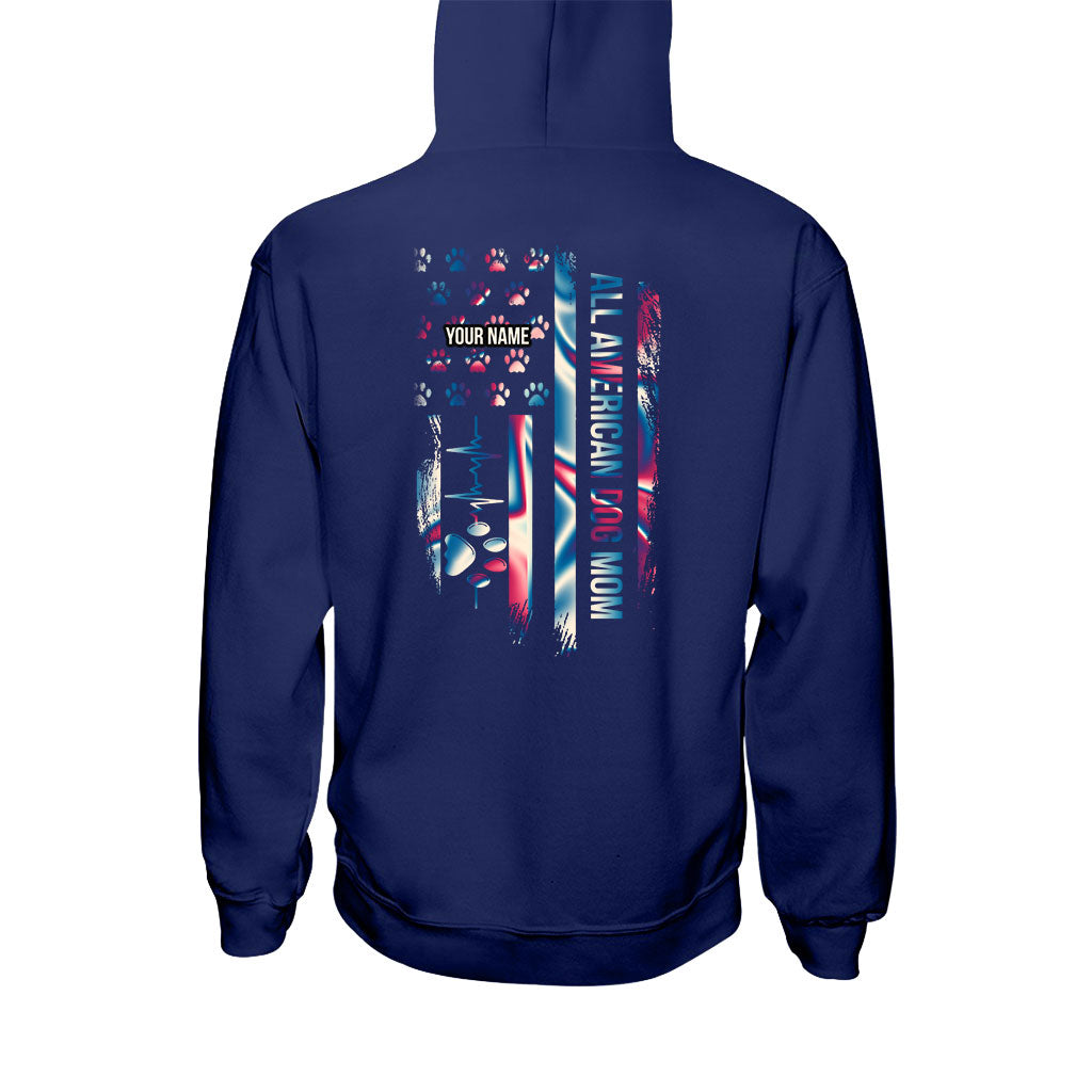 Proud Dog Mom - Personalized Independence Day T-shirt and Hoodie