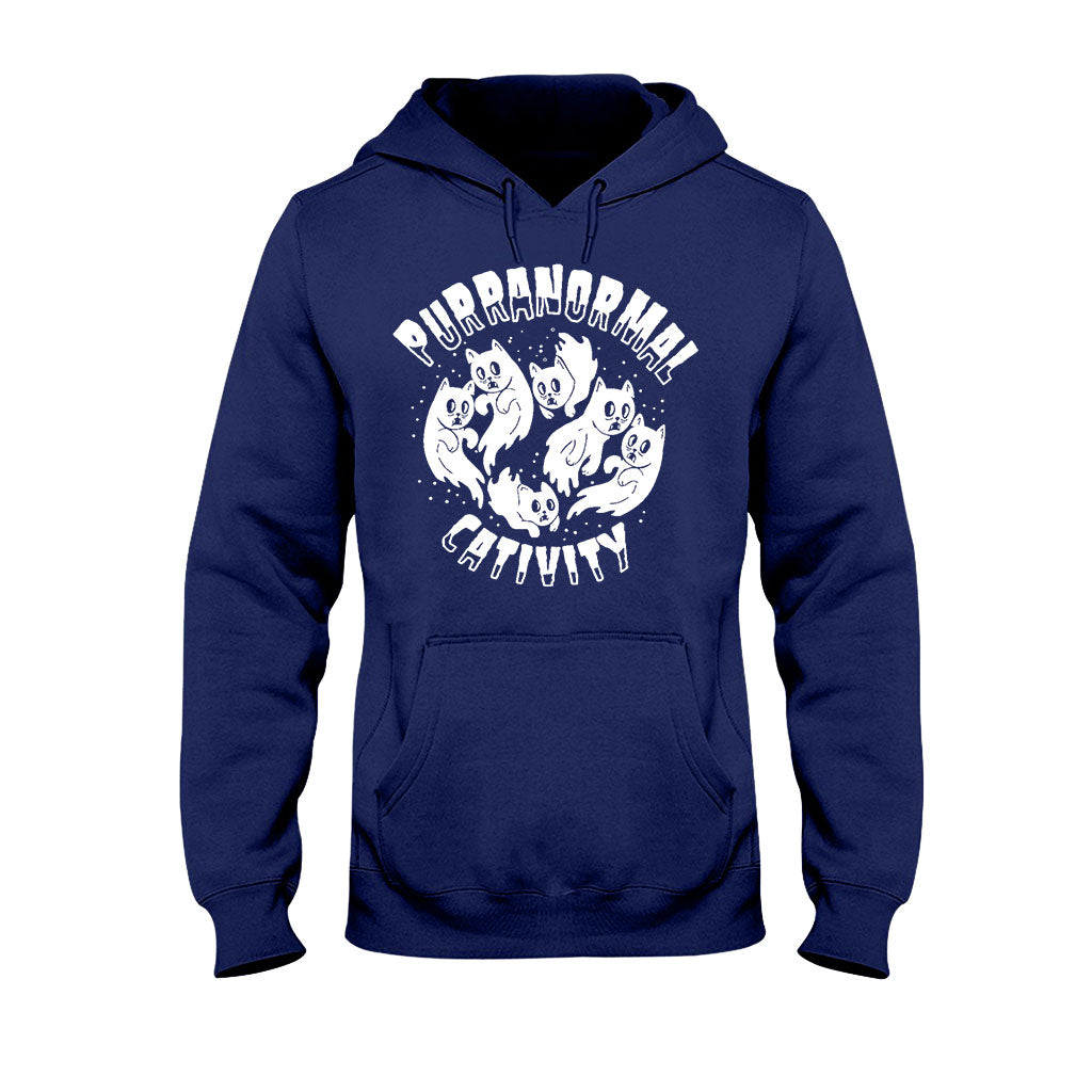 Purranormal Cativity Halloween - Cat T-shirt And Hoodie 082021
