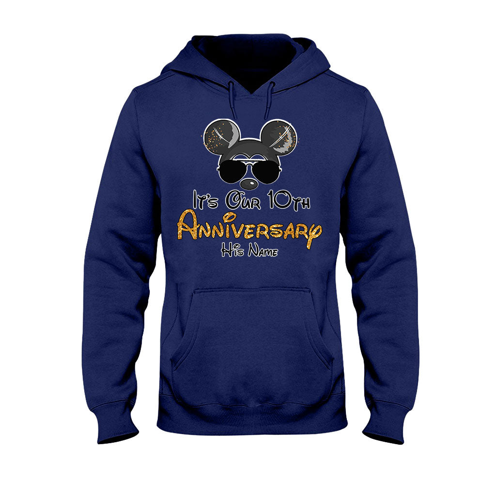 It's Our Anniversary - Personalized Mouse T-shirt and Hoodie