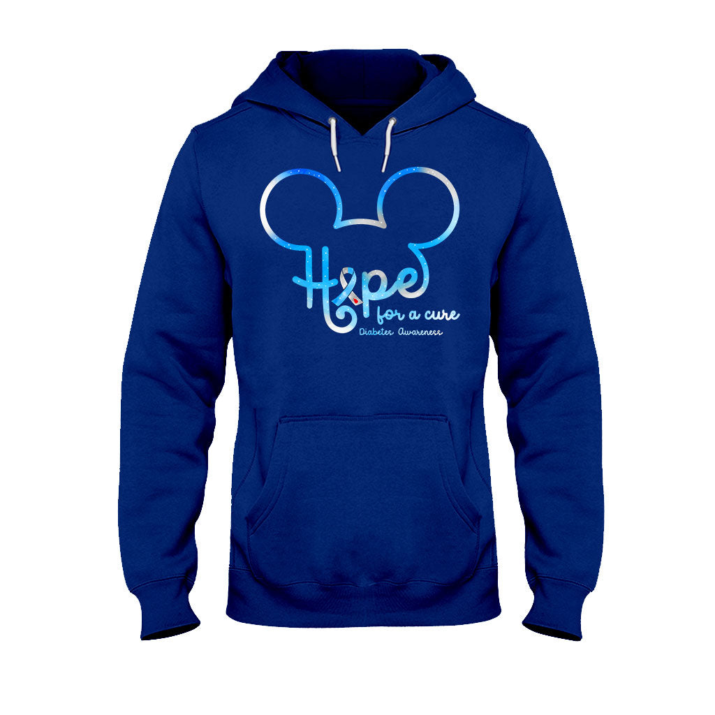 Hope For The Cure Diabetes Awareness T-shirt and Hoodie