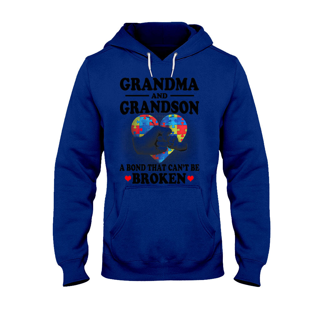 Grandma And Grandson - Autism Awareness T-shirt And Hoodie 062021