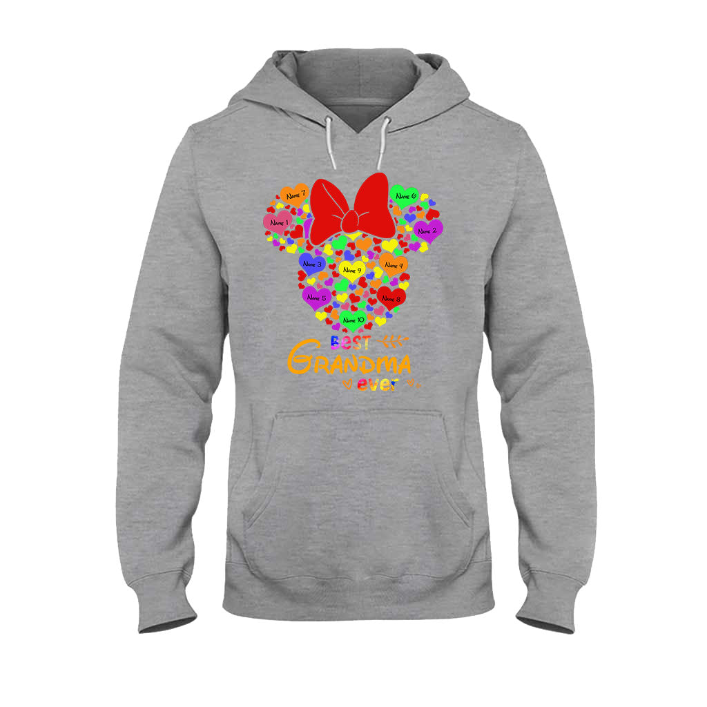 Best Grandma Ever - Personalized Mother's Day Mouse T-shirt and Hoodie