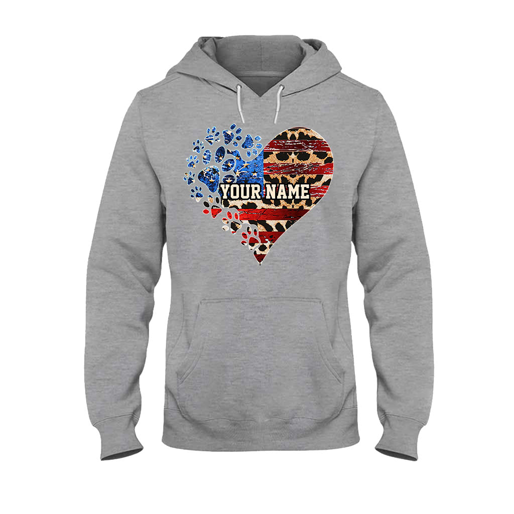 The July Cat Mom - Personalized Independence Day Dog T-shirt and Hoodie