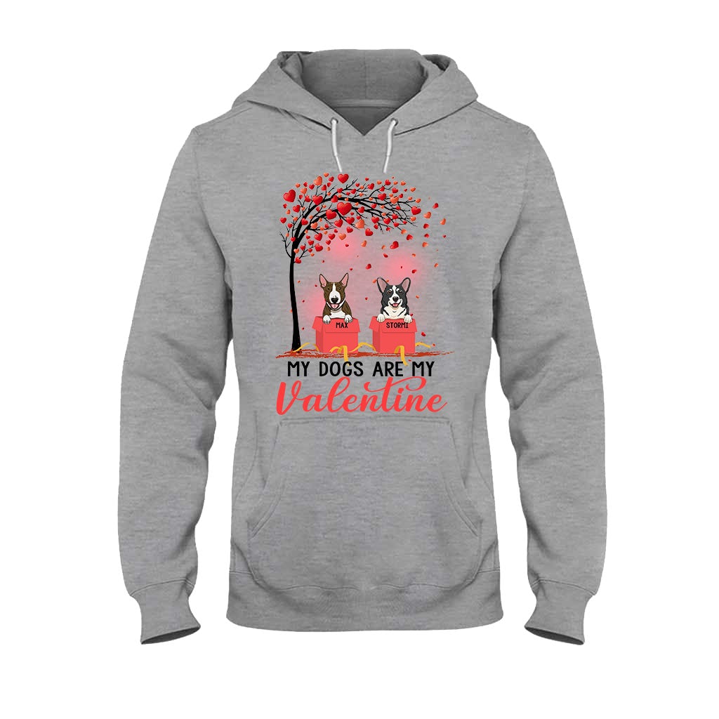Dogs Are My Valentines - Personalized T-shirt and Hoodie