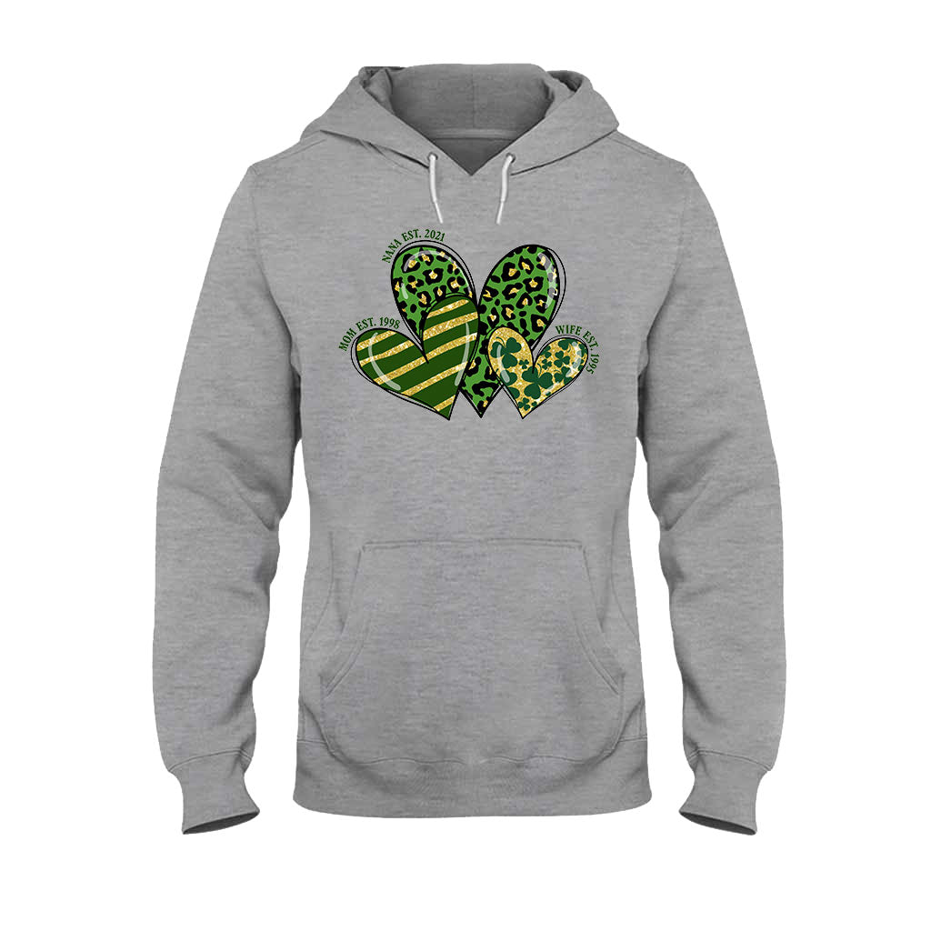 Lucky Nana - Personalized St. Patrick's Day Grandma T-shirt and Hoodie