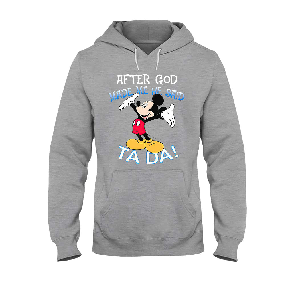 After God Made Me - Mouse T-shirt and Hoodie 112021